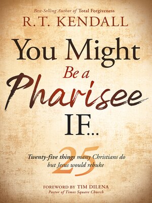 cover image of You Might Be a Pharisee If...
